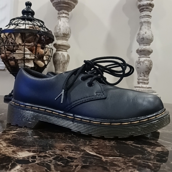 Dr. Martens 1461 J Softy Leather Bouncing Soles Shoes Size 1 Youth Unisex - Picture 5 of 10
